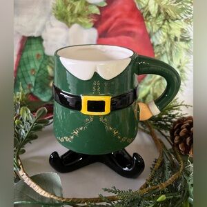 Buddy the Elf’s Feet Molded Ceramic Mug Christmas Holiday NIB